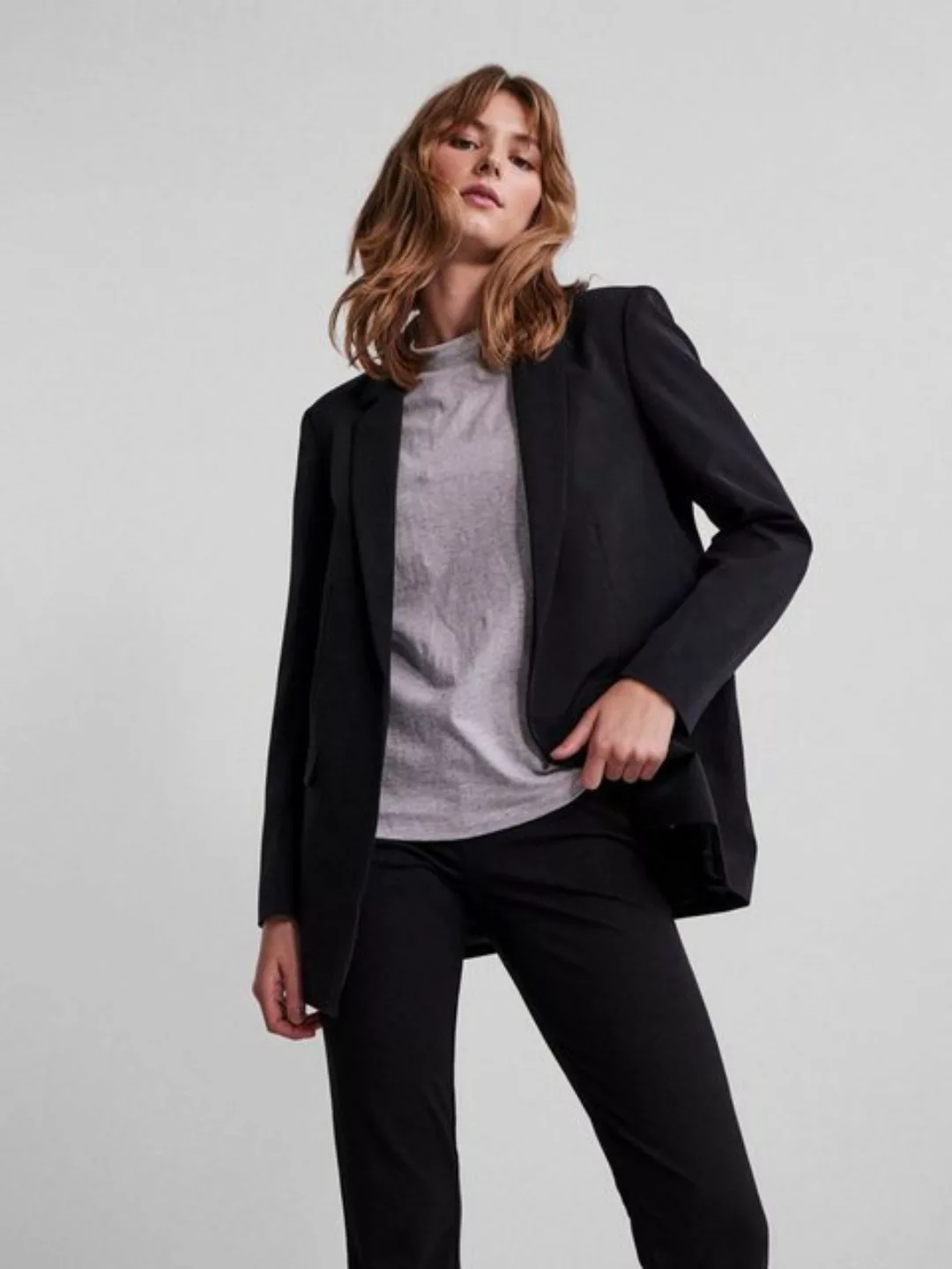 pieces Longblazer PCBOSELLA LS LOOSE BLAZER NOOS in leichter Oversize Form günstig online kaufen