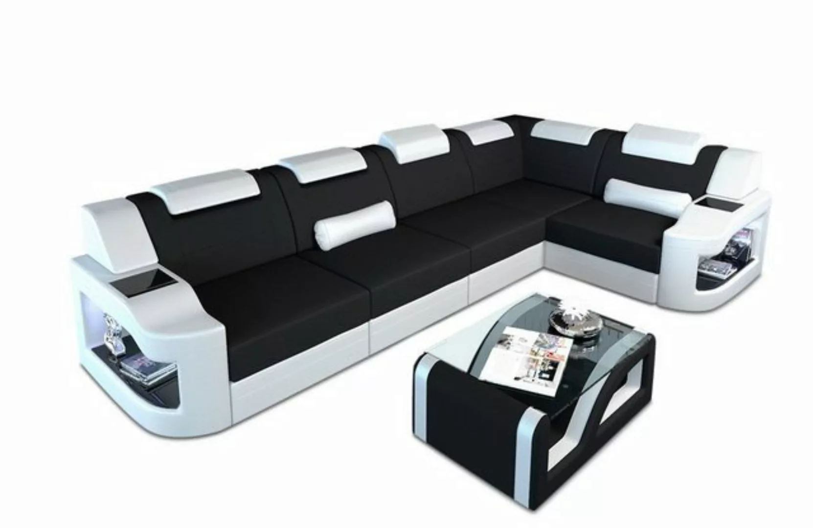 Sofa Dreams Ecksofa Polsterstoff Design Stoff Sofa Padua L Form M Mikrofase günstig online kaufen