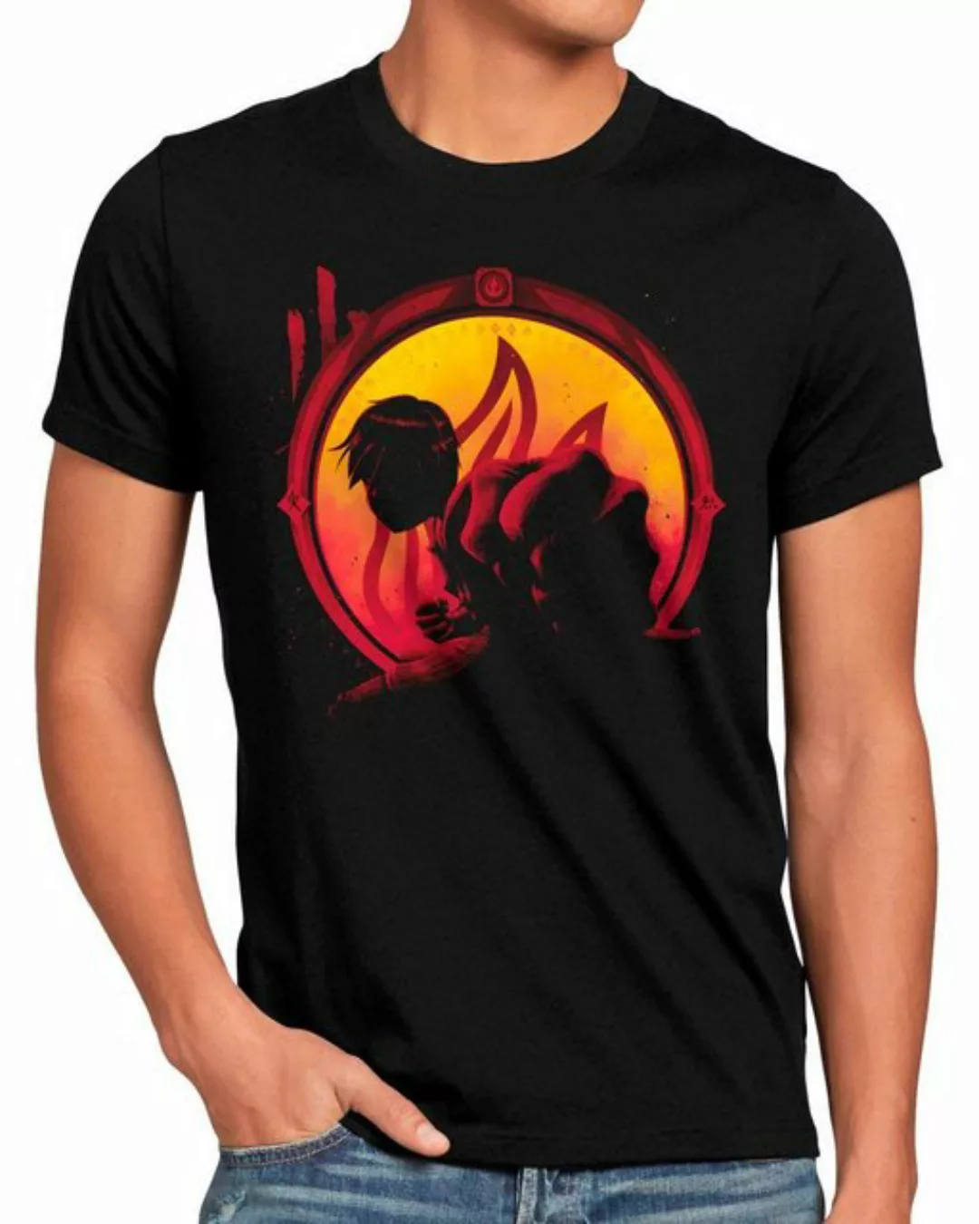 style3 T-Shirt Fire Master avatar anime japan manga last airbender tv günstig online kaufen