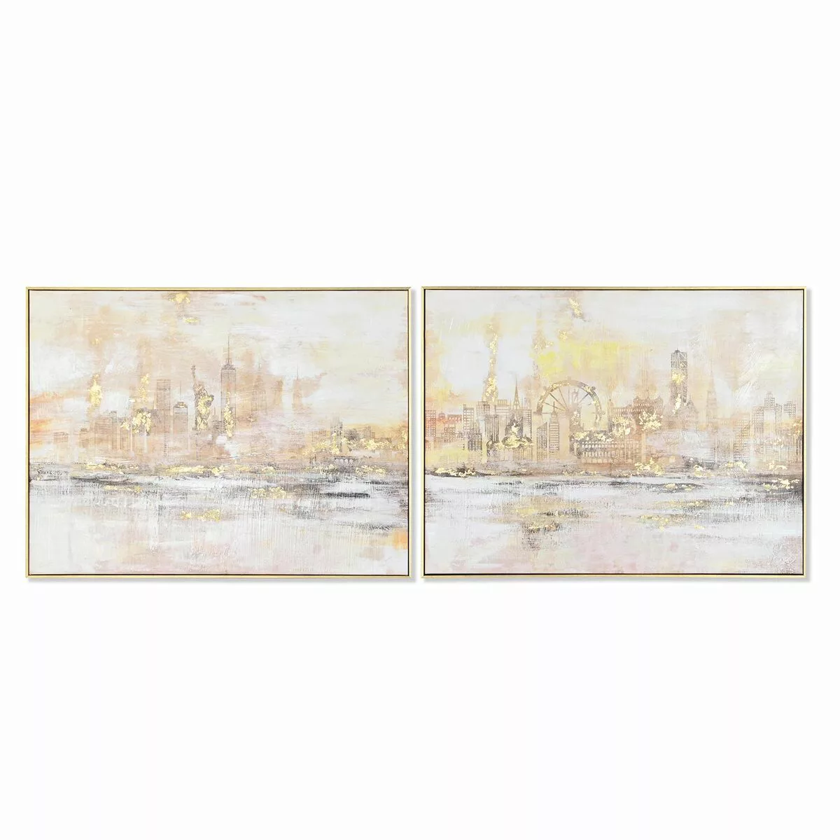 Bild Dkd Home Decor New York (80 X 3,5 X 60 Cm) (2 Stück) günstig online kaufen