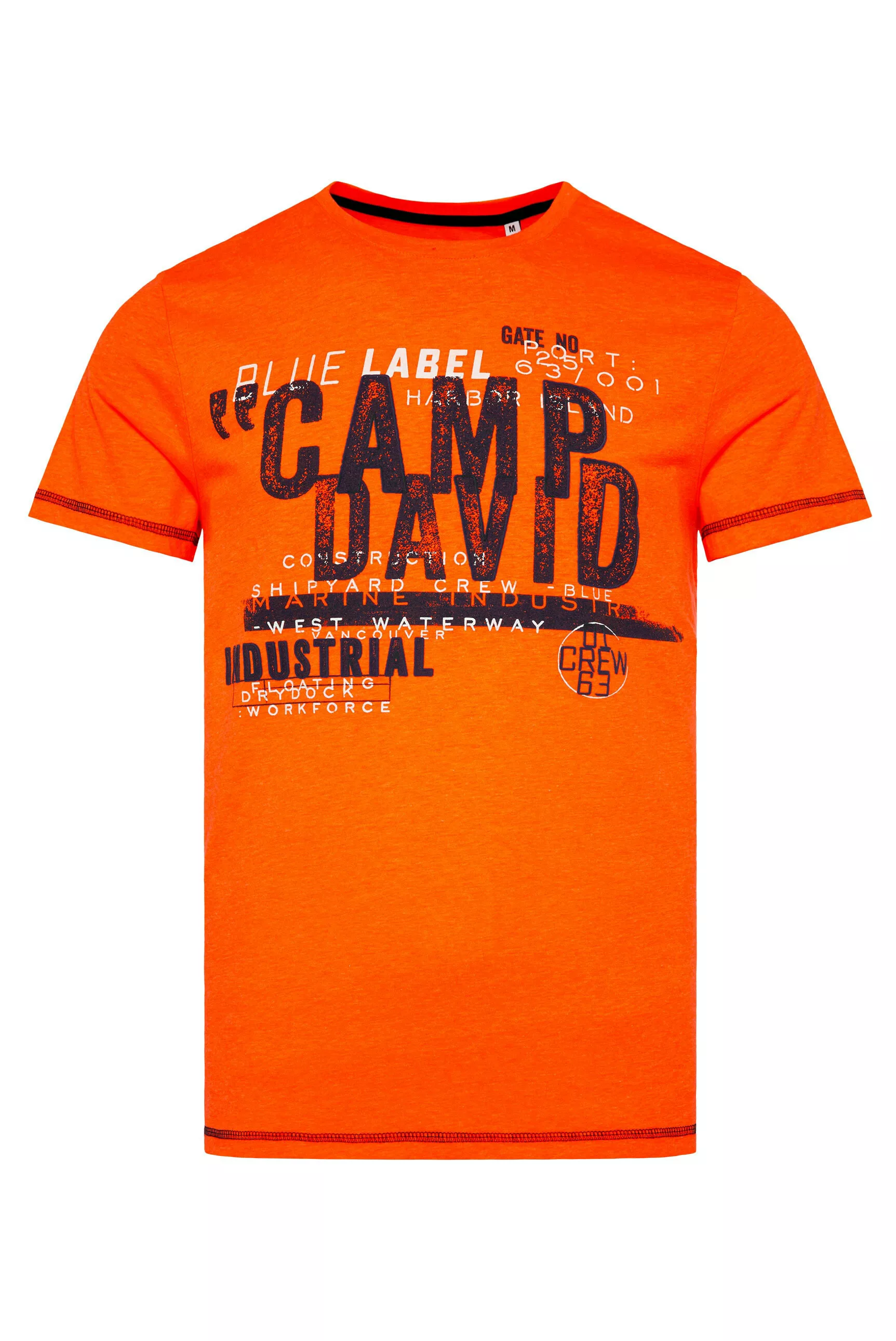 CAMP DAVID Rundhalsshirt, mit Necktape günstig online kaufen