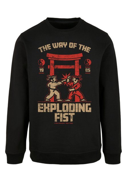 F4NT4STIC Kapuzenpullover Retro Gaming The Way of the Exploding Fist Print günstig online kaufen