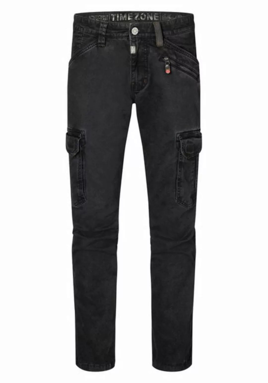 TIMEZONE Herren Cargo Hose BenTZ - Regular Fit - Schwarz - Caviar Black günstig online kaufen