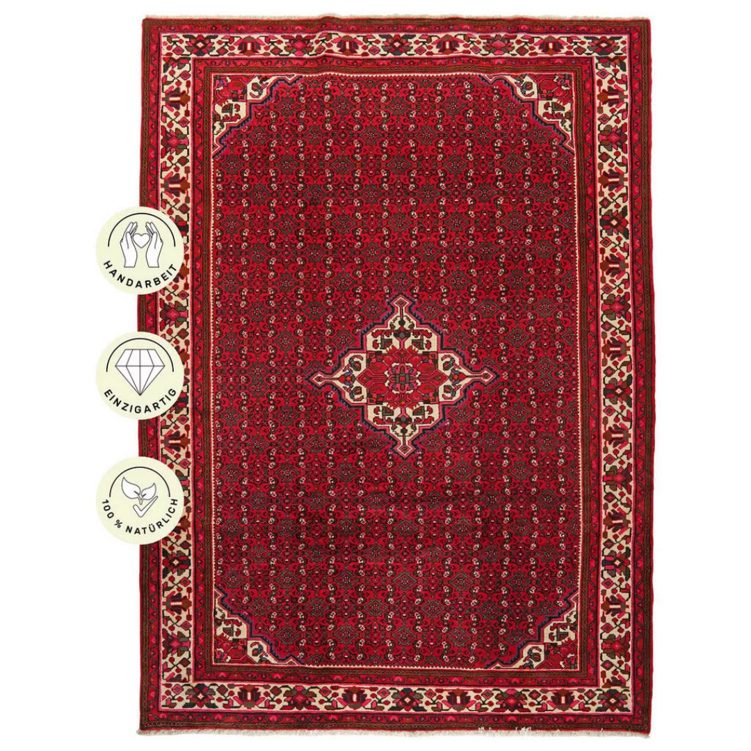 PersaTepp Teppich Hosseinabad rot B/L: ca. 212x295 cm günstig online kaufen