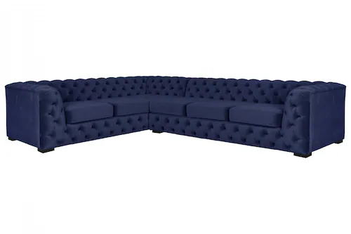 Home affaire Chesterfield-Sofa »KALINA L-Form«, hochwertig Chesterfield-Aus günstig online kaufen
