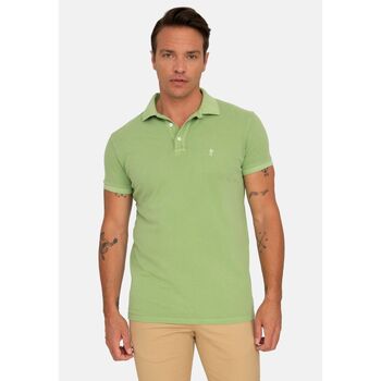 Jacey Quinn  Hemdbluse Garment Dye Regular Fit Polo Shirt günstig online kaufen