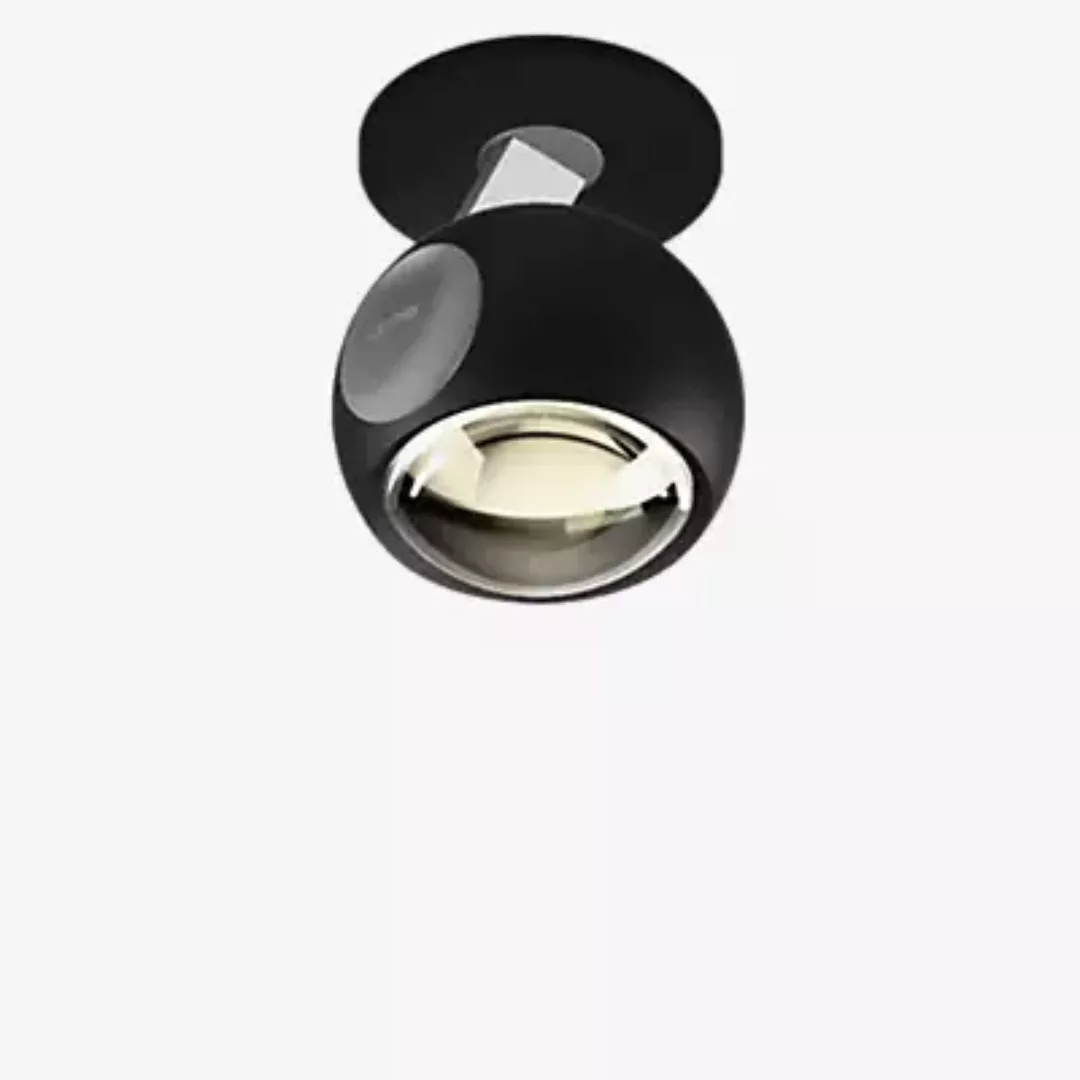 Occhio Io Pico Flat C Strahler LED, Kopf schwarz matt/Abdeckung chrom matt/ günstig online kaufen