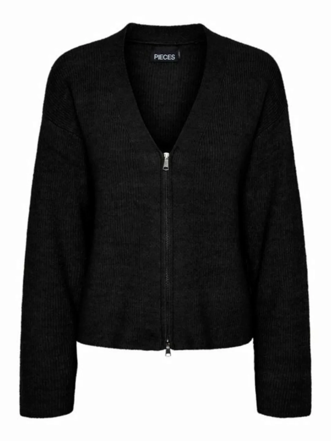 JDY Strickjacke - Cardigan mit Reisverschluss - PCNIKO LS V-NECK KNIT CARDI günstig online kaufen