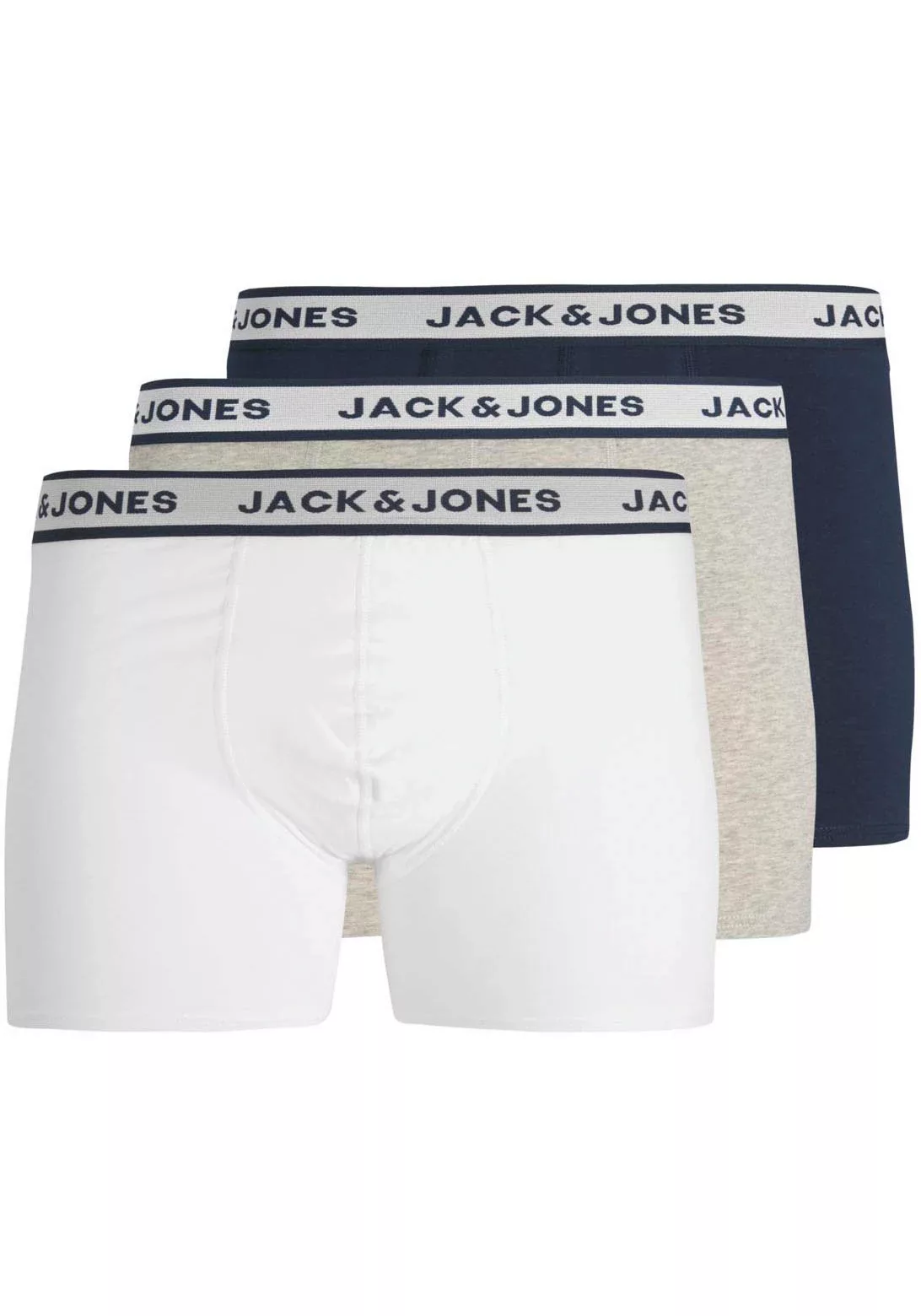 Jack & Jones Boxershorts "JACSOLID BOXER BRIEFS 3 PACK NOOS", (Packung, 3 S günstig online kaufen