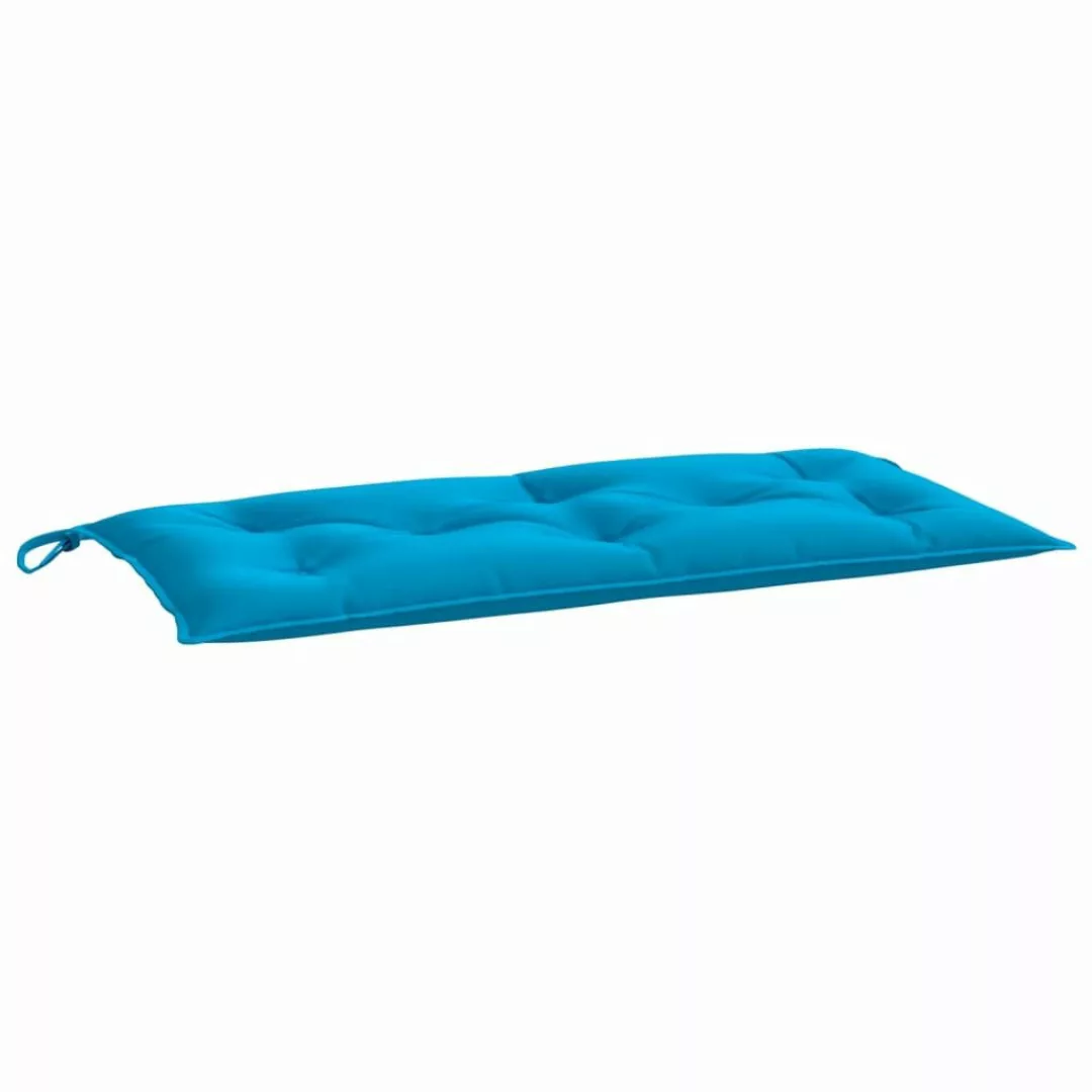 vidaXL Sitzauflage Gartenbank-Auflage Hellblau 100x50x7 cm günstig online kaufen