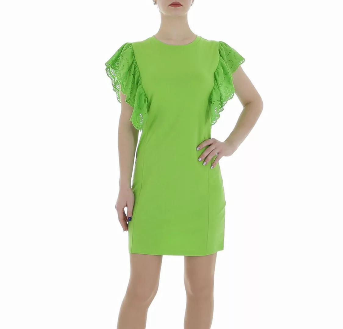 Ital-Design Sommerkleid Damen Freizeit (86164404) Stretch Minikleid in Grün günstig online kaufen