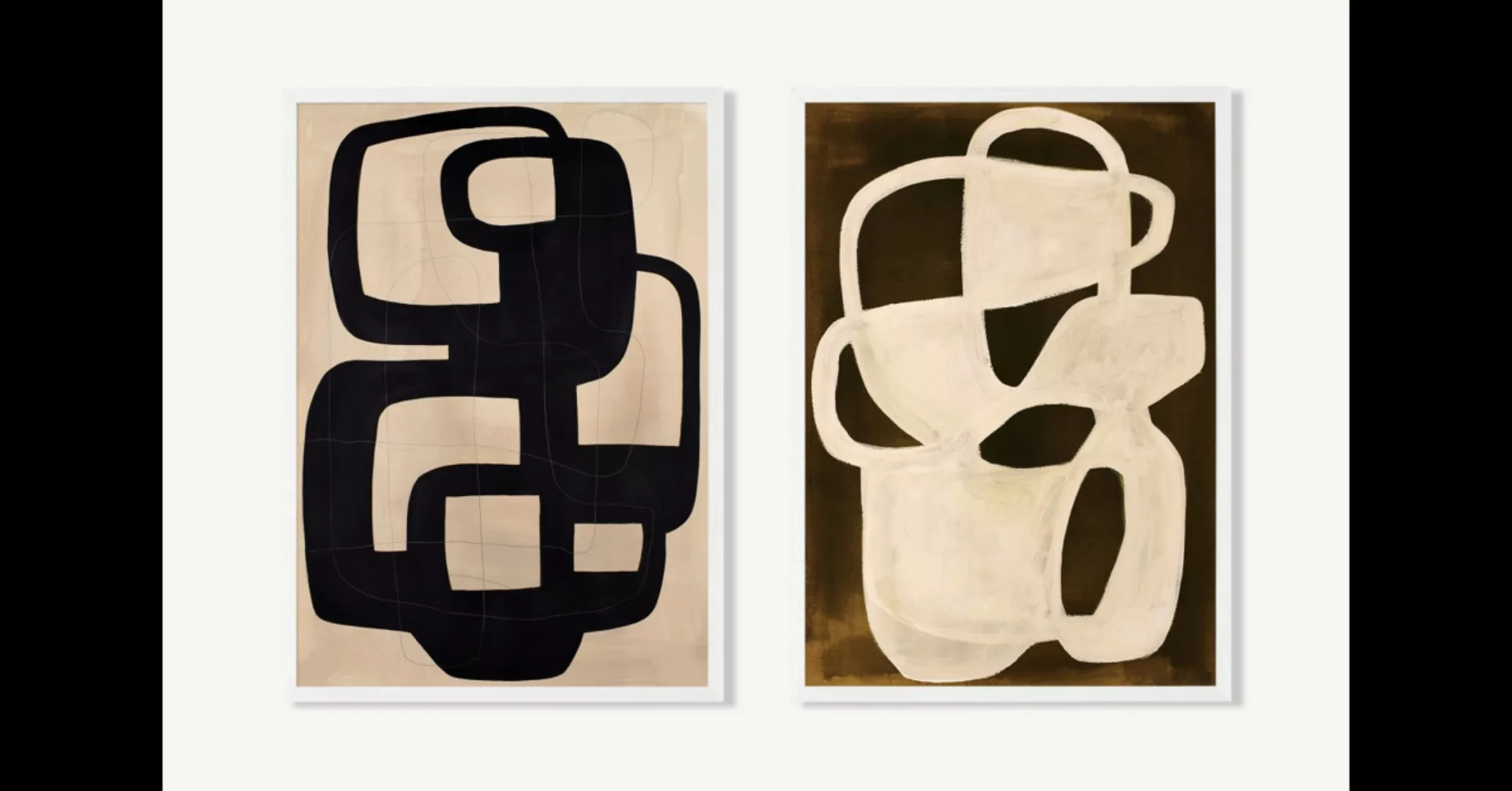 2 x Labyrinth gerahmte Kunstdrucke von Berit Mogensen Lopez (A2) - MADE.com günstig online kaufen