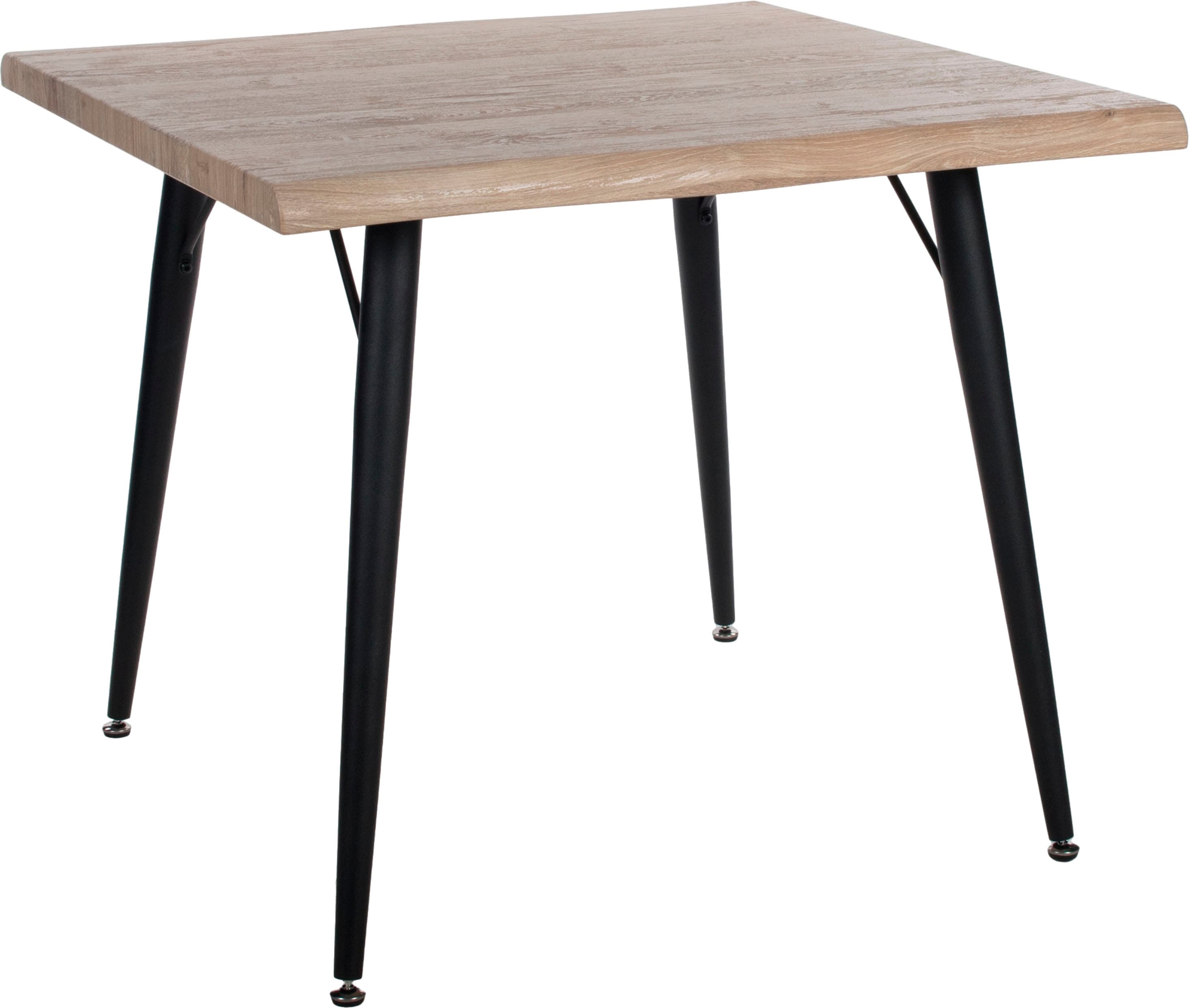 Duo Collection Esstisch "Tailin Tisch Baumkantentisch", Massives Metallgest günstig online kaufen