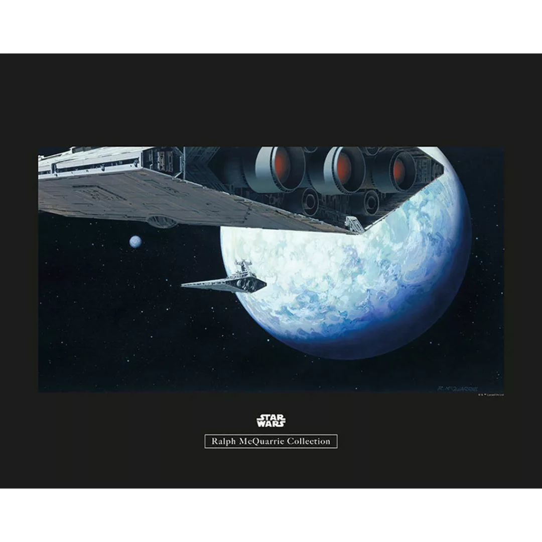 Komar Poster Star Wars Classic RMQ Hoth Orbit Star Wars B/L: ca. 50x40 cm günstig online kaufen