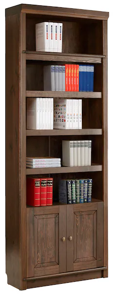 Home affaire Bücherregal "Soeren", aus massiver Kiefer, Höhe 220 cm, mit 2 günstig online kaufen