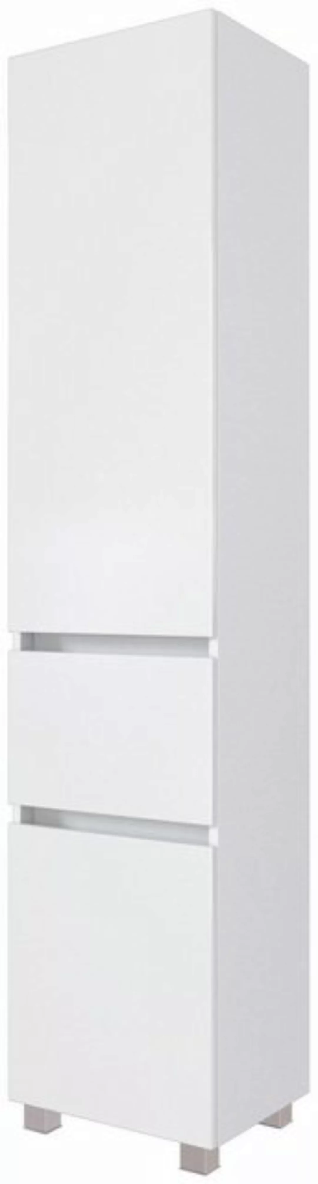 welltime Seitenschrank Kaunas 40 cm breit, mit Schubkasten, Soft-Close-Funk günstig online kaufen