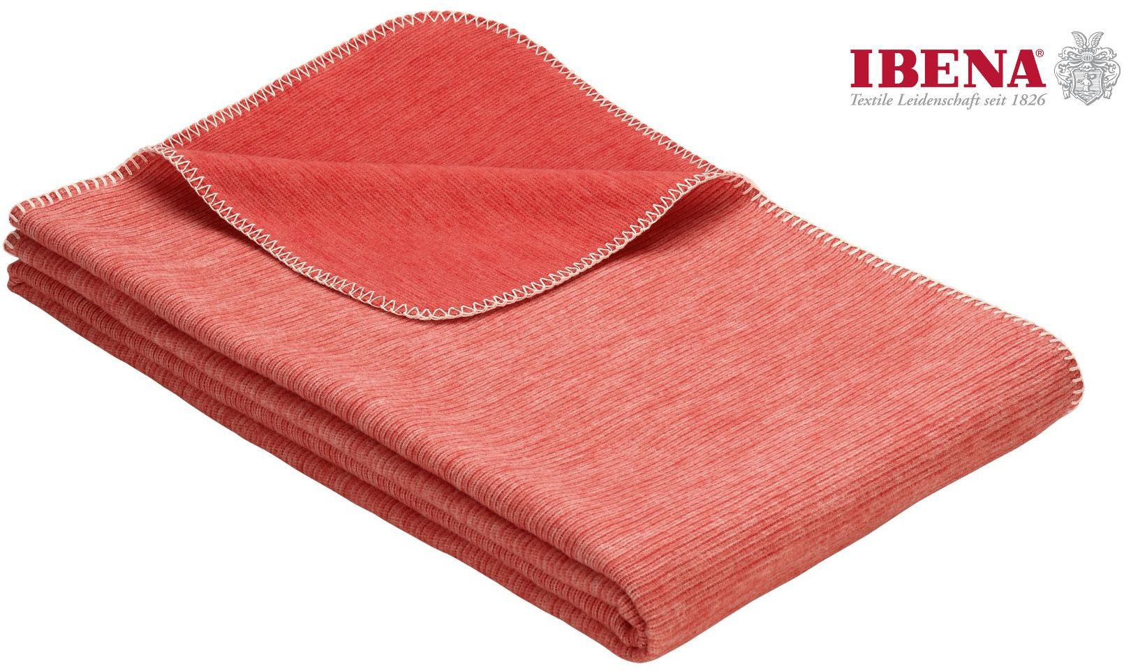 IBENA Wohndecke »Wohndecke Lausanne«, in schlichtem Melange-Look günstig online kaufen