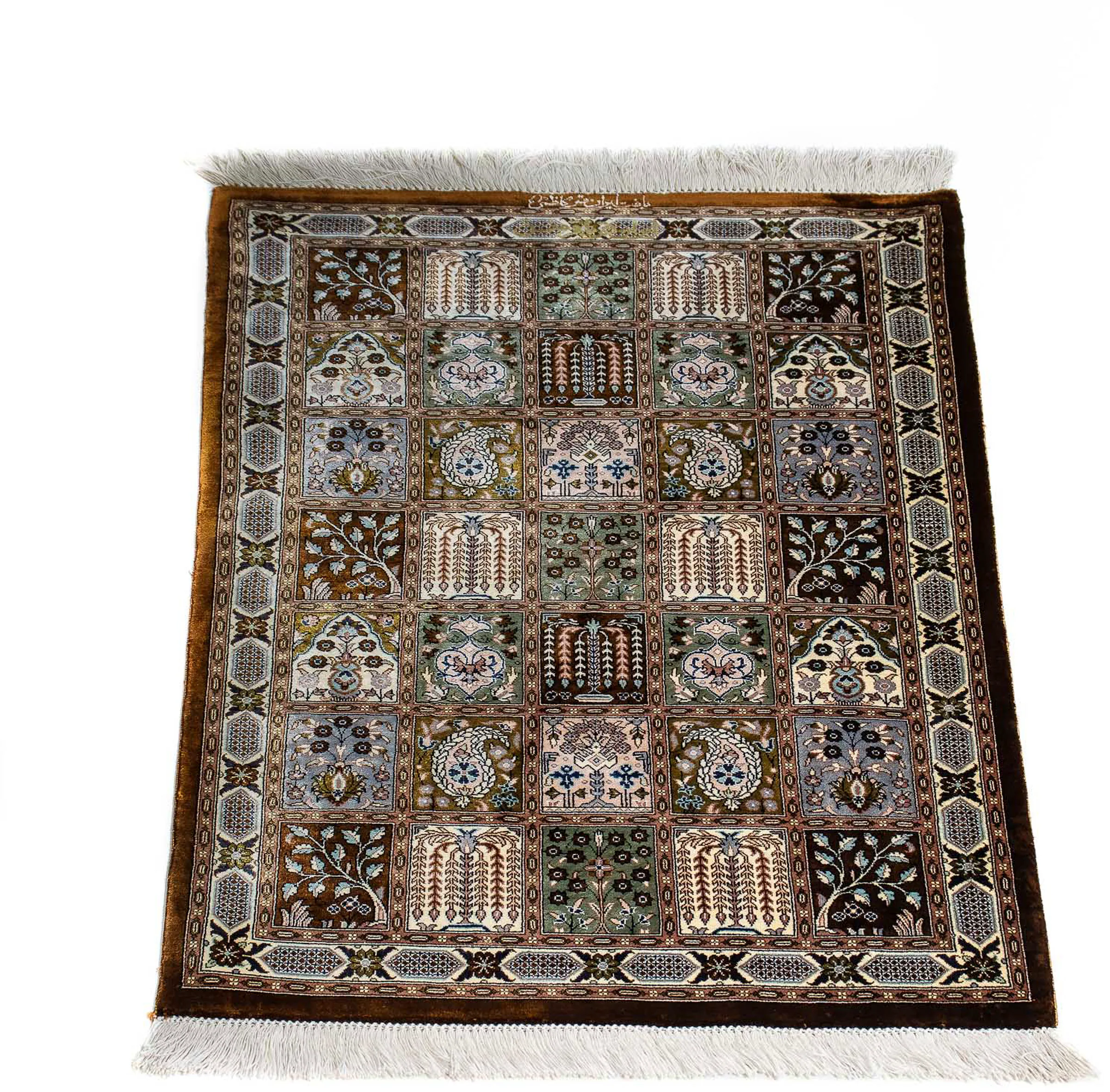 morgenland Orientteppich »Perser - Ghom - 92 x 57 cm - dunkelbraun«, rechte günstig online kaufen