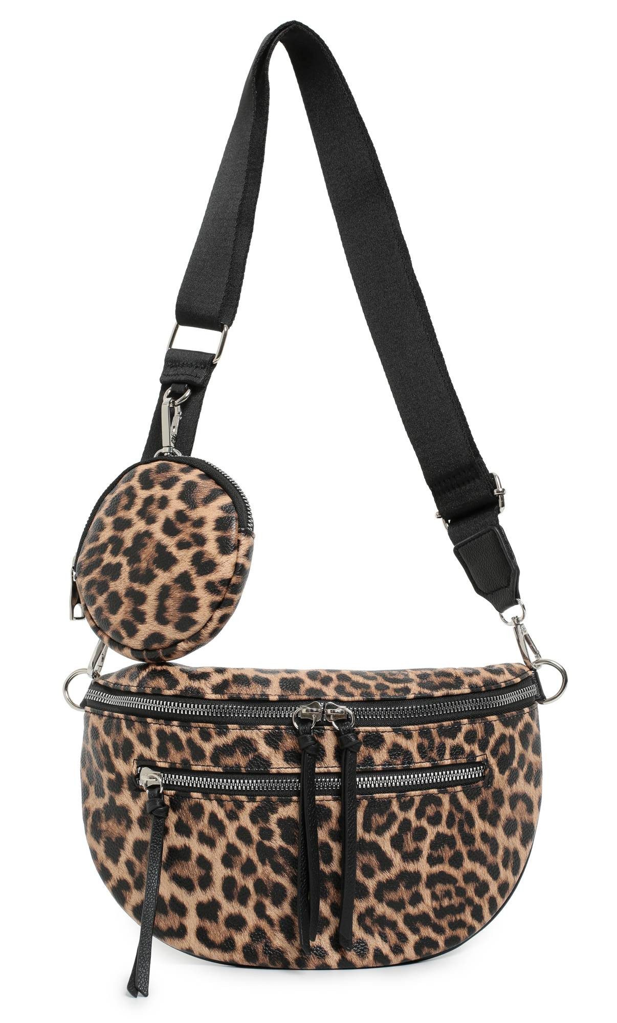 ITALYSHOP24 Bauchtasche Damen Brusttasche Crossover Umhängetasche günstig online kaufen