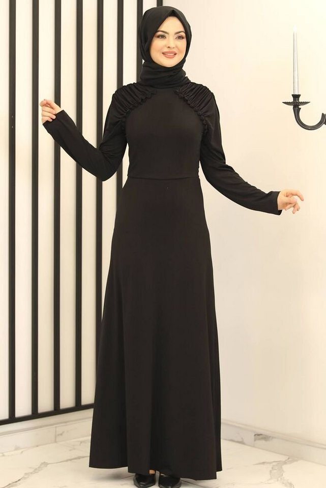 fashionshowcase Abendkleid Damen Maxikleid Hijab Kleid mit Raglanärmeln - M günstig online kaufen