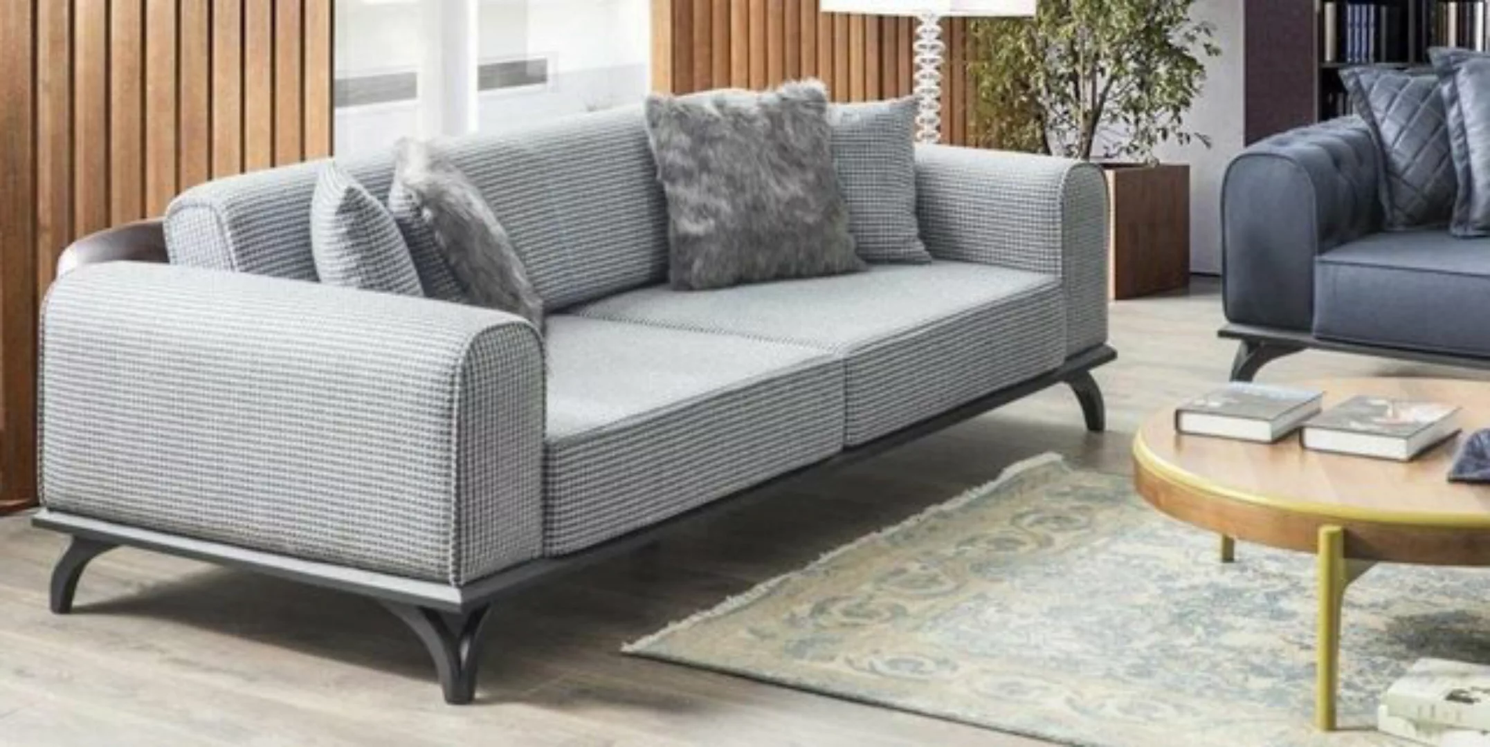JVmoebel 3-Sitzer Dreisitzer Couch Sofa 227cm Sofa Couchen Polster Möbel Te günstig online kaufen