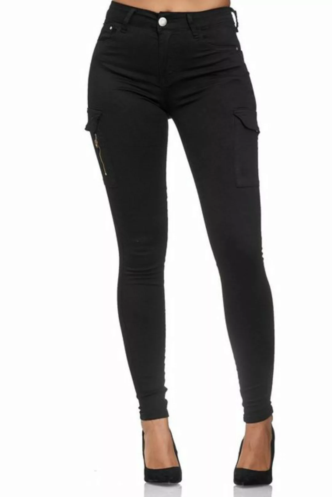 Elara Cargohose Elara Damen Cargo Jeans (1-tlg) günstig online kaufen