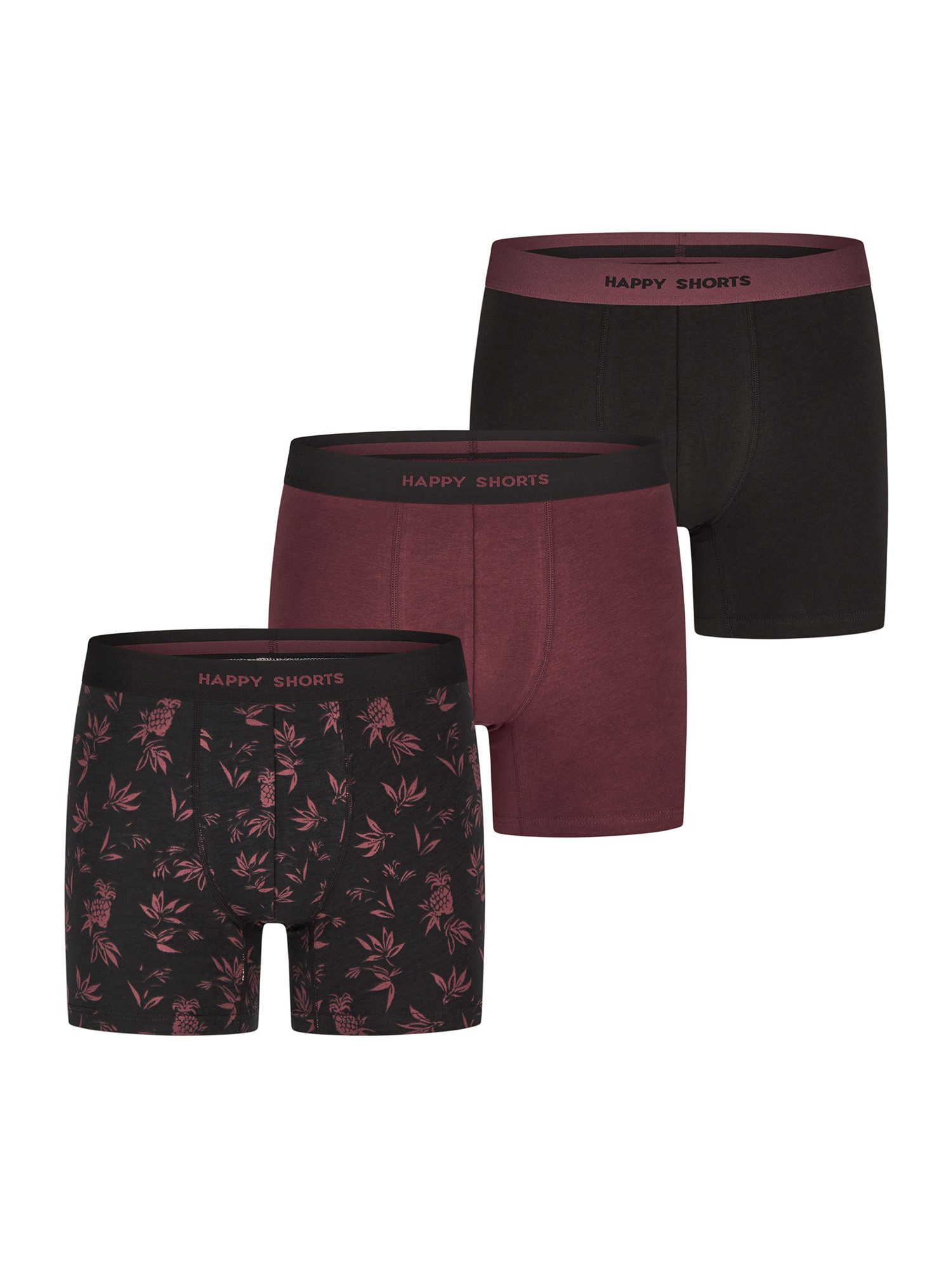 HAPPY SHORTS Retro Boxer Jersey (3-St) günstig online kaufen