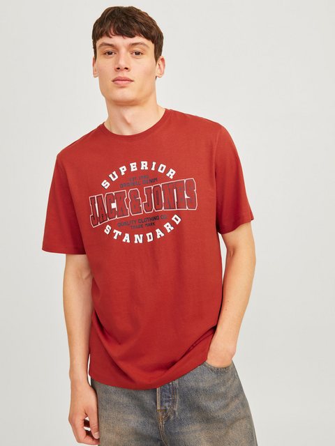 Jack & Jones Rundhalsshirt JJELOGO TEE SS O-NECK 2 COL AW24 SN günstig online kaufen