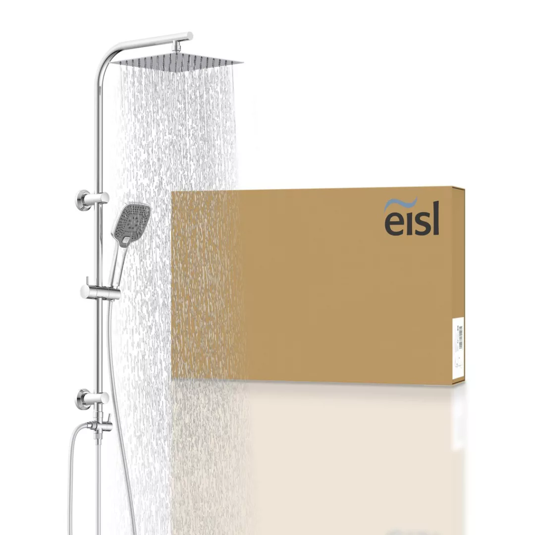 Eisl Brausegarnitur "EASY DELUXE", Regendusche, Antikalk, höhenverstellbar, günstig online kaufen