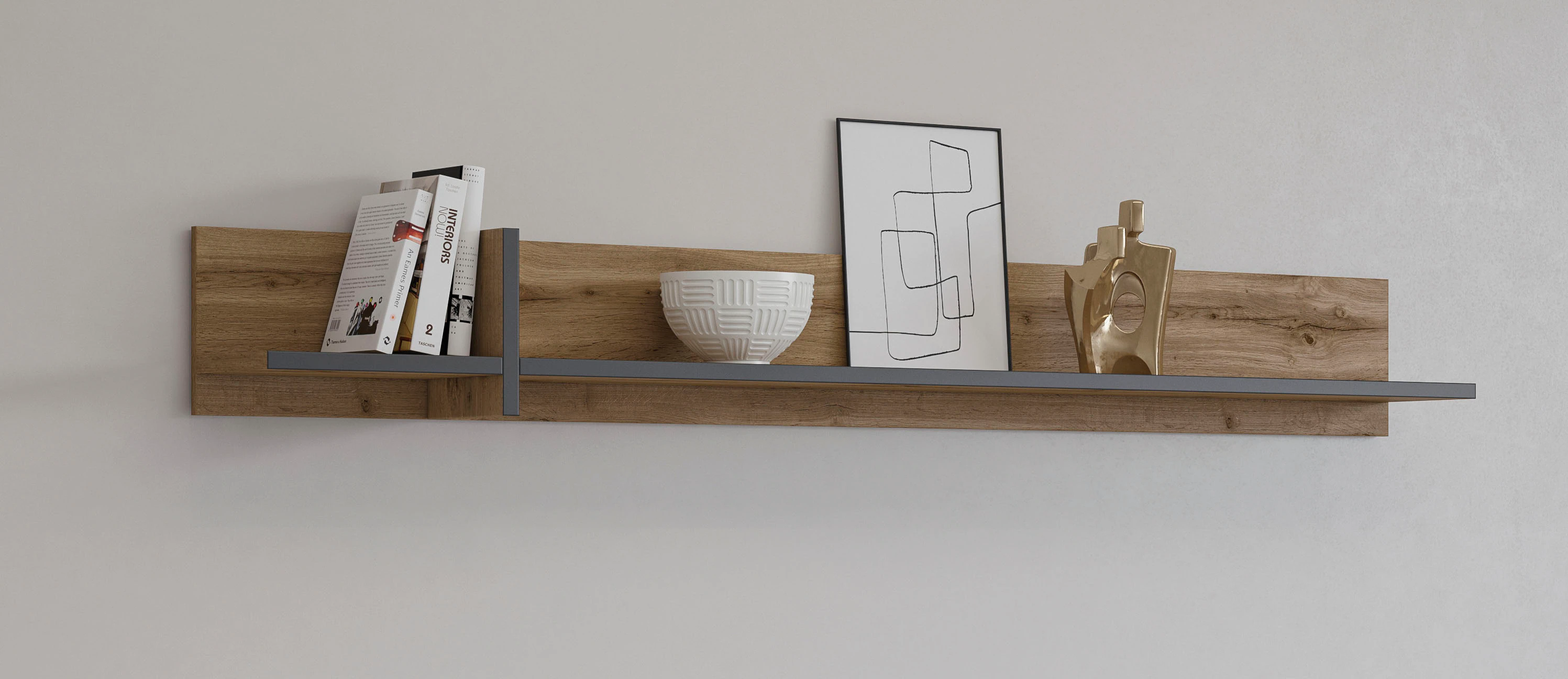 INOSIGN Wandboard "Cross,Breite 180 cm, moderne Wandregal", Hängeregal mit günstig online kaufen