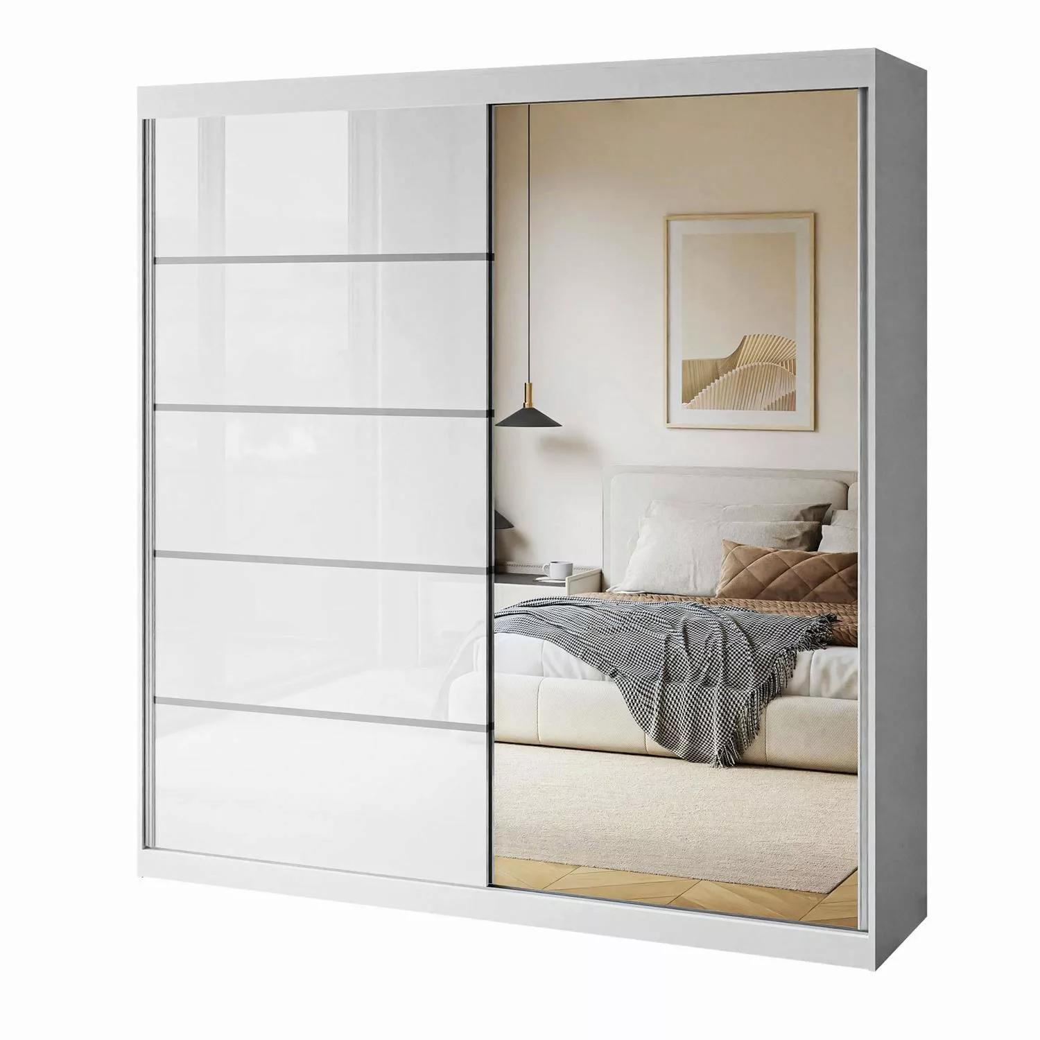 Lookway Kleiderschrank BASTER II PLUS GLOSSY günstig online kaufen