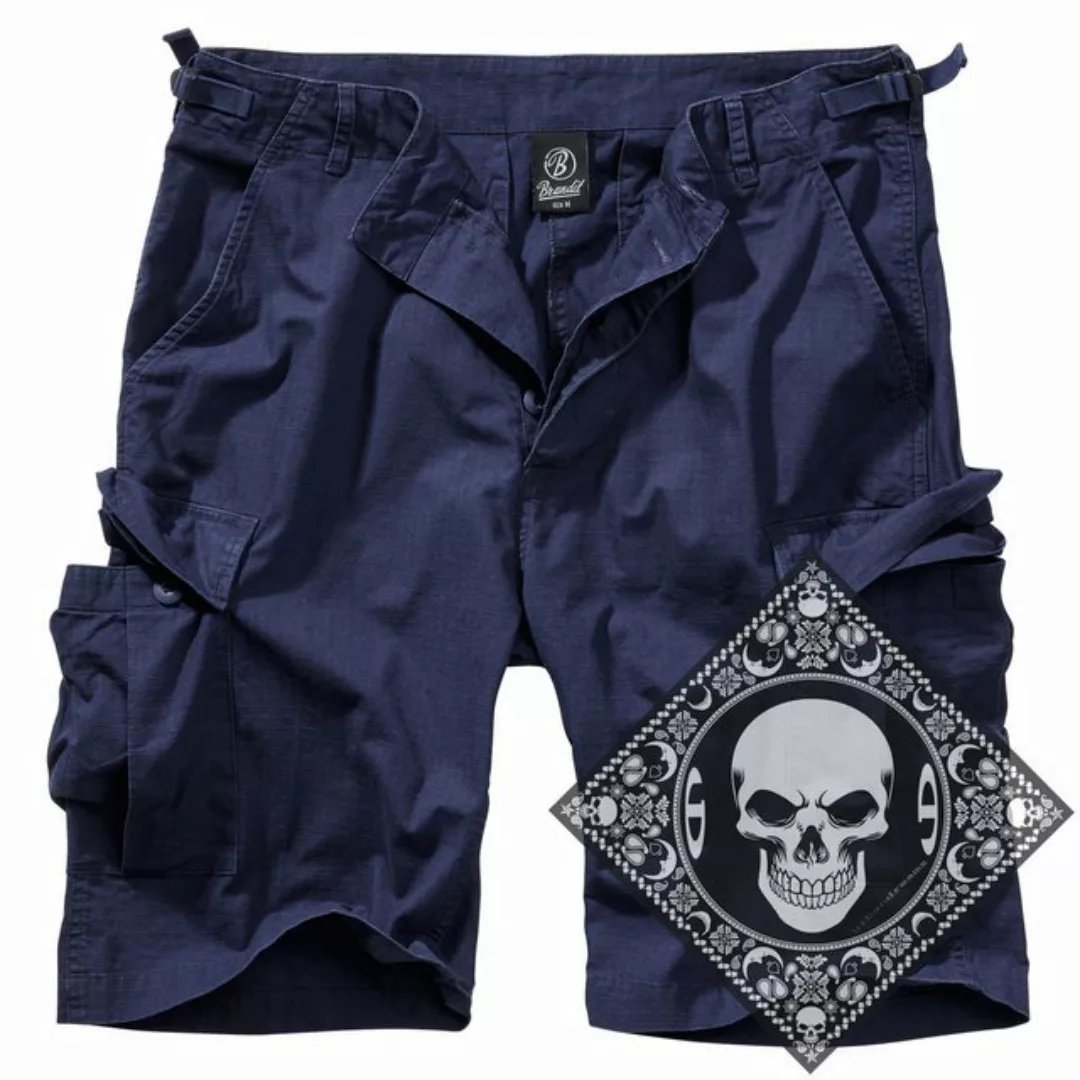 Brandit Cargoshorts Cargo Shorts kurze Hose Ripstop Army mit UD Bandana günstig online kaufen