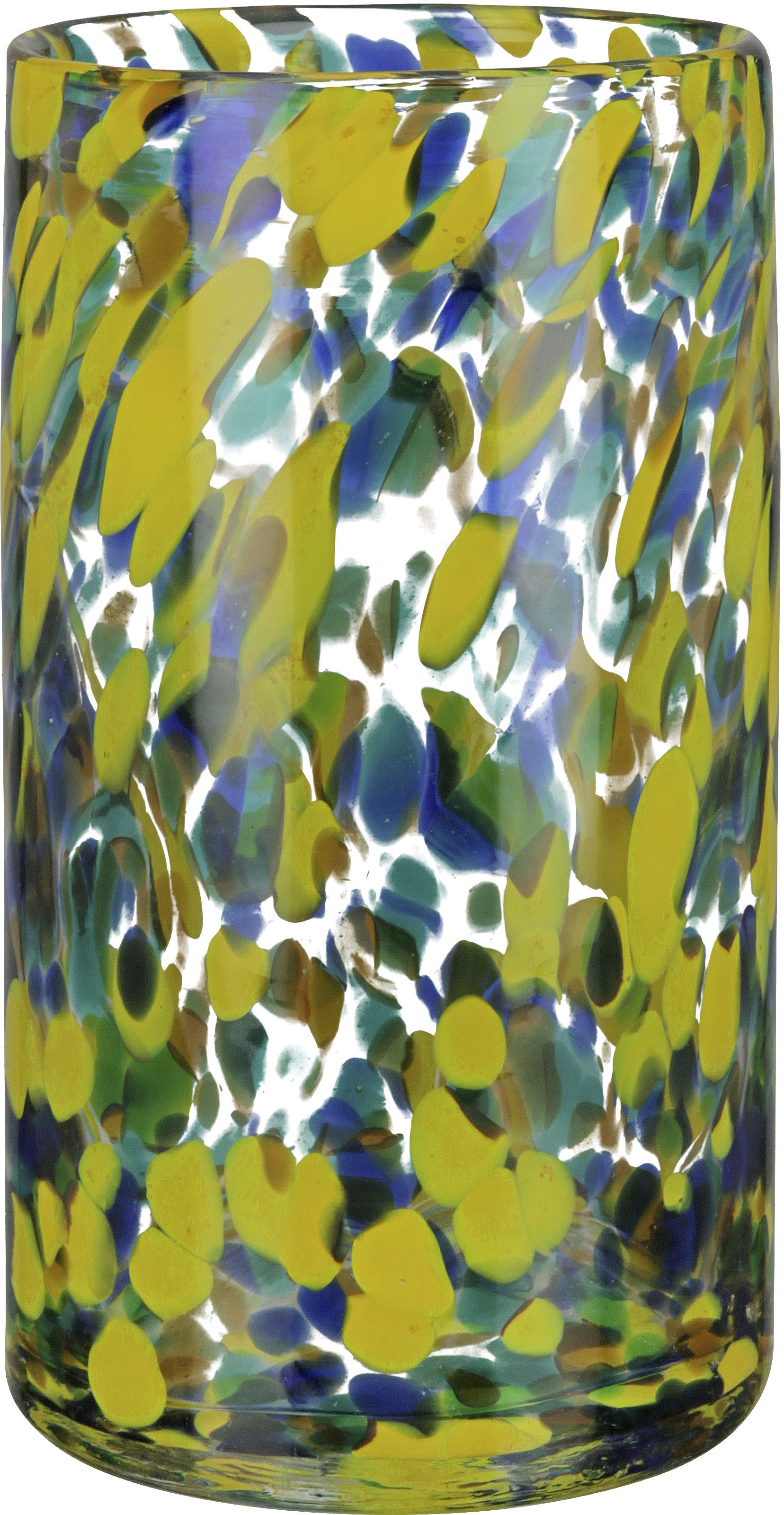GILDE Tischvase "Zylindervase Splash, Höhe ca. 21 cm", (1 St.), dekorative günstig online kaufen