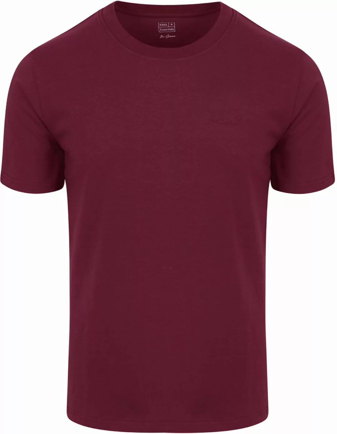 King Essentials The Shawn T-Shirt Burgundy - Größe XL günstig online kaufen