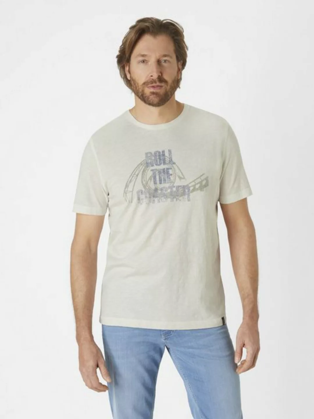 Paddock's Kurzarmshirt Regular Fit T-Shirt aus Baumwolle günstig online kaufen