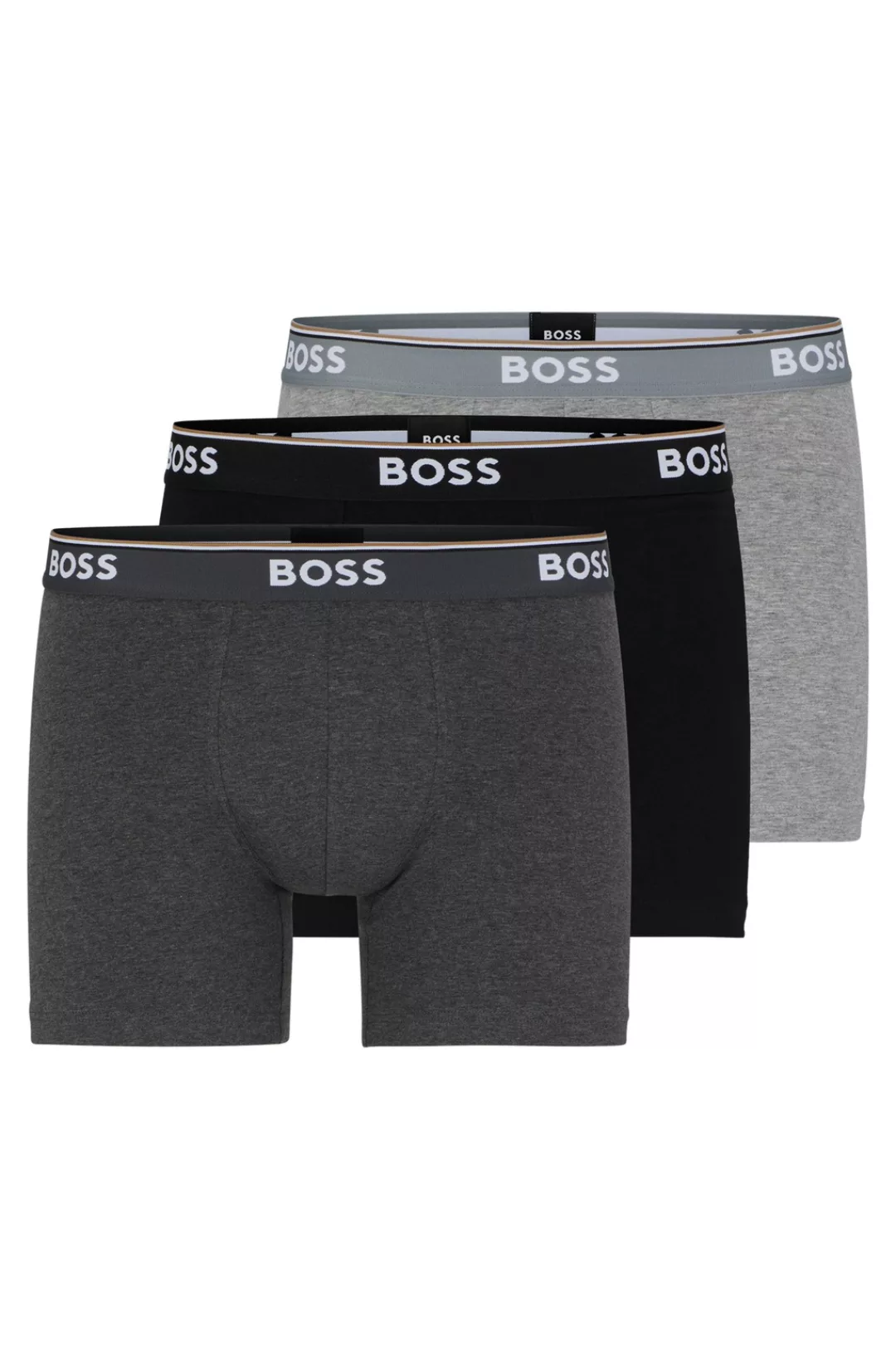 BOSS Langer Boxer "Boxer Brief 3P", (Packung, 3er-Pack), mit farblich passe günstig online kaufen