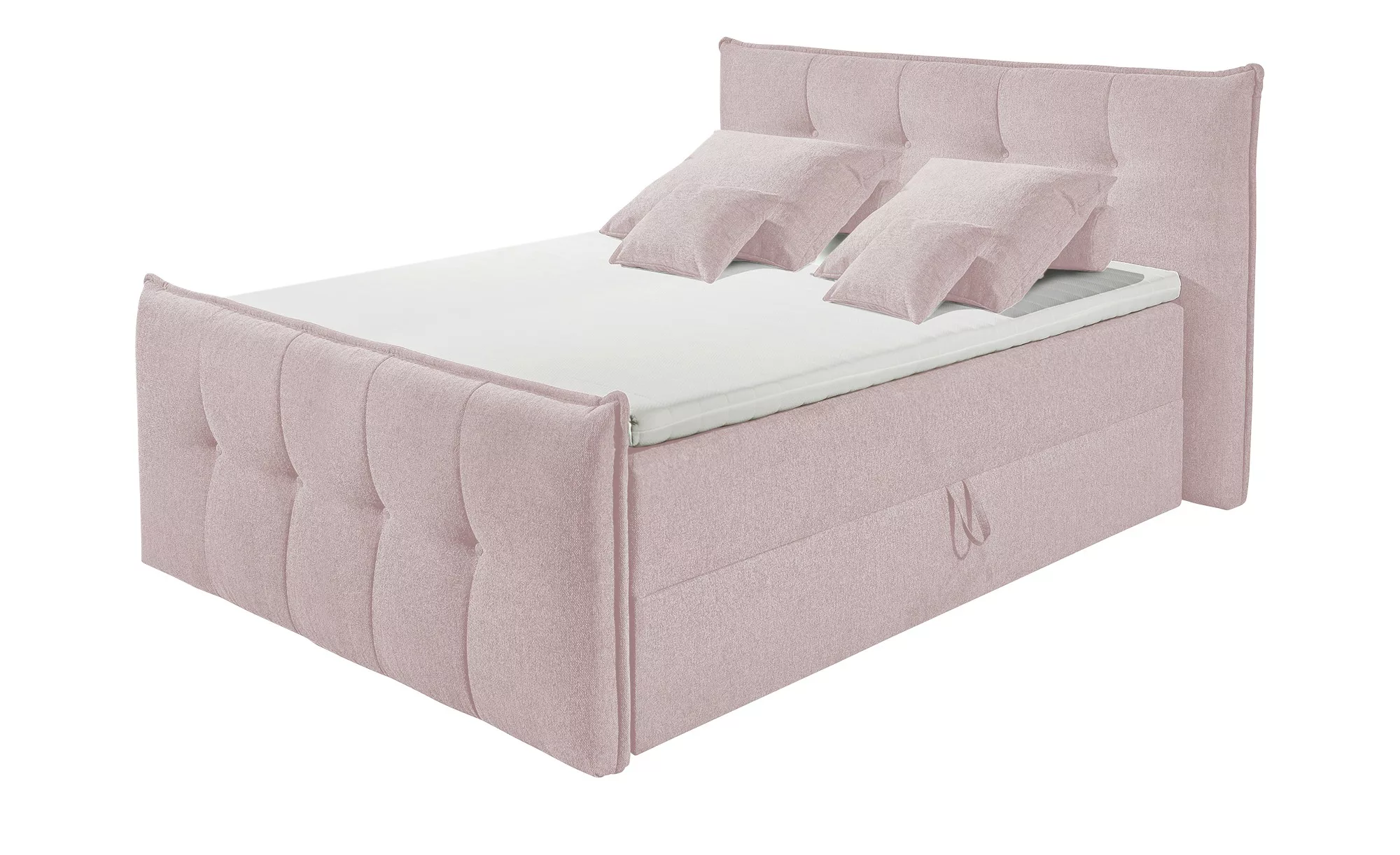 uno Polsterbett mit Bettkasten Dante ¦ rosa/pink ¦ Maße (cm): B: 200 H: 114 günstig online kaufen