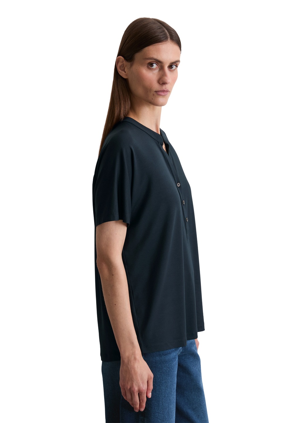 Marc OPolo Blusenshirt "aus LENZING™ ECOVERO™" günstig online kaufen