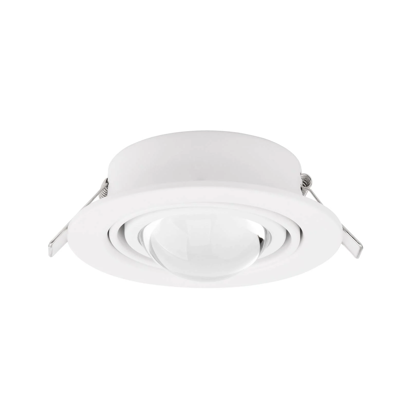 Lindby Einbaustrahler Jyla, weiß, 3.000 K, Ø 13 cm, Linse günstig online kaufen