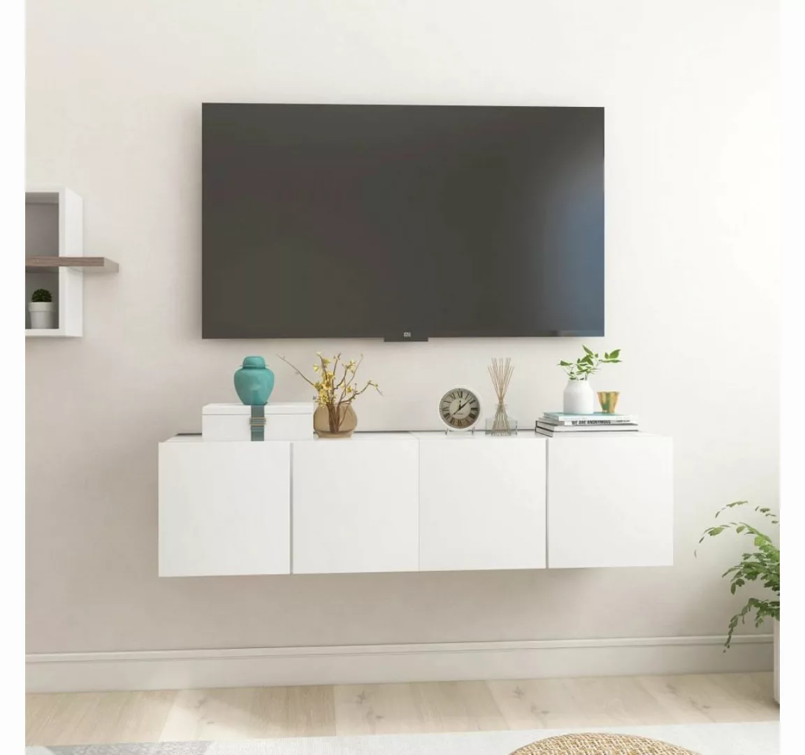 vidaXL TV-Schrank TV-Hängeschränke 2 Stk Weiß 60x30x30 cm günstig online kaufen