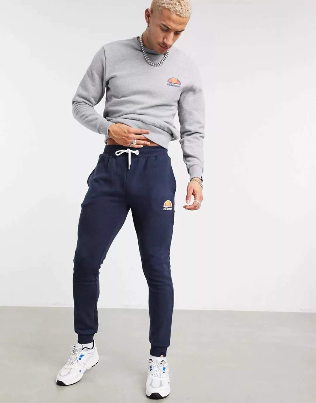 ellesse – Ovest – Jogginghose in Marineblau günstig online kaufen