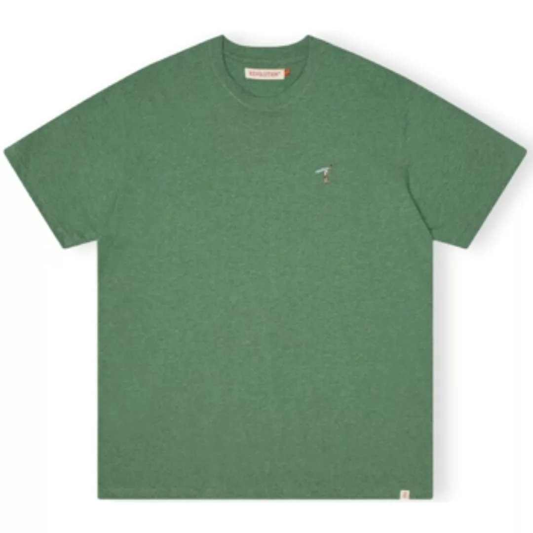 Revolution  T-Shirts & Poloshirts T-Shirt Loose 1366 GIR - Dust Green Melan günstig online kaufen