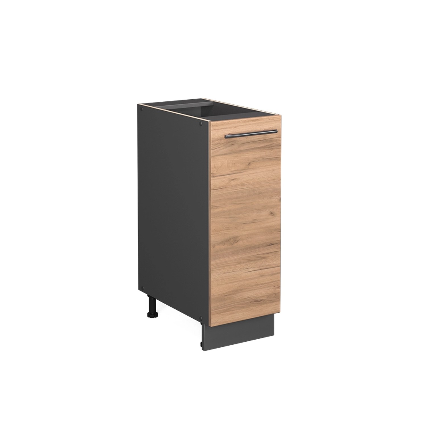 Vicco Apothekerschrank Fame-Line, Goldkraft Eiche/Anthrazit, 30 günstig online kaufen