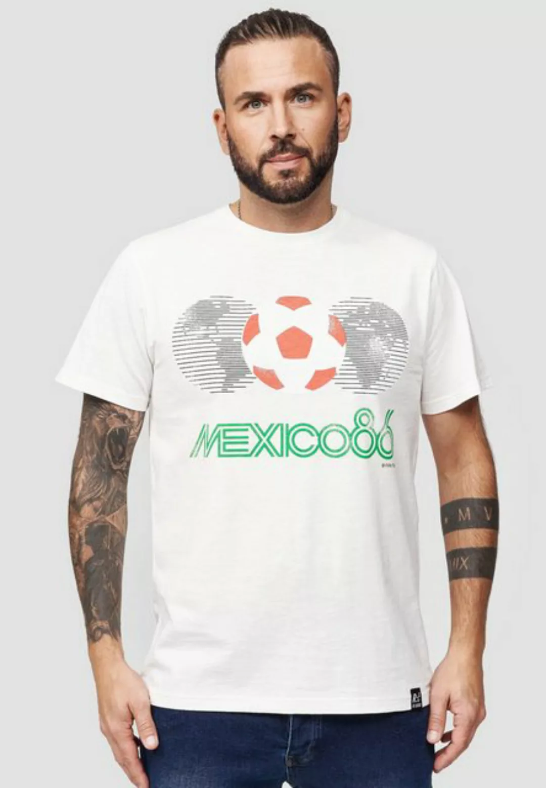 Recovered T-Shirt FIFA World Cup 1986 GOTS zertifizierte Bio-Baumwolle günstig online kaufen