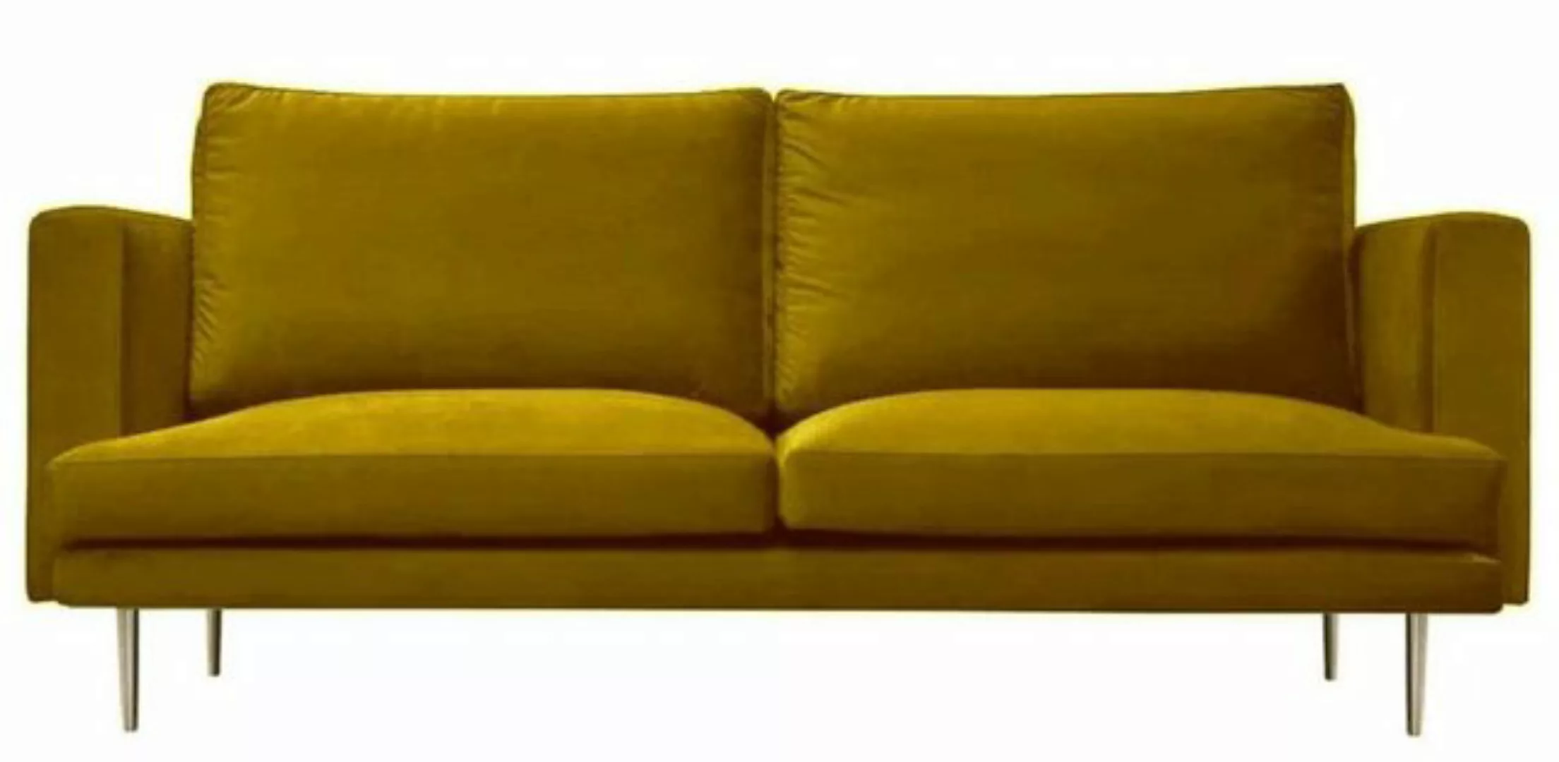 Xlmoebel Sofa Dreisitzer Sofa in modernem Design aus Italien - Gelbes, Herg günstig online kaufen