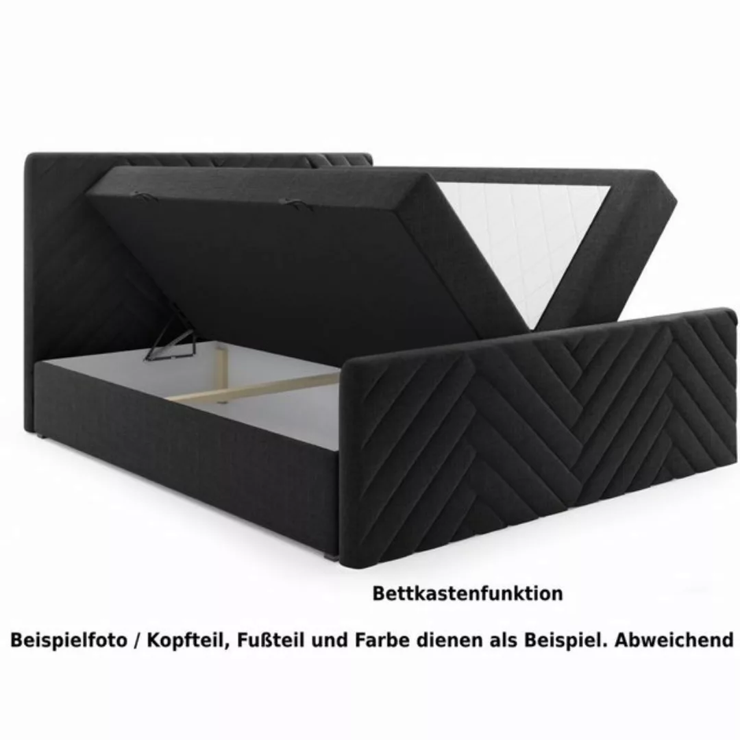 Möbel Punkt Boxspringbett Ferrera, inkl. Bettkasten und Topper günstig online kaufen