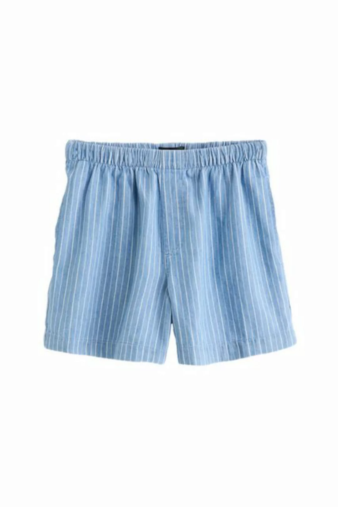 Next Shorts Leichte Denim-Shorts mit Gummibund 100 % Baumwolle (1-tlg) günstig online kaufen