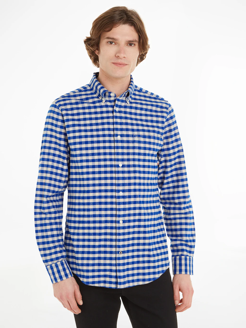 Tommy Hilfiger Karohemd OXFORD BRUSHED GINGHAM RF SHIRT günstig online kaufen