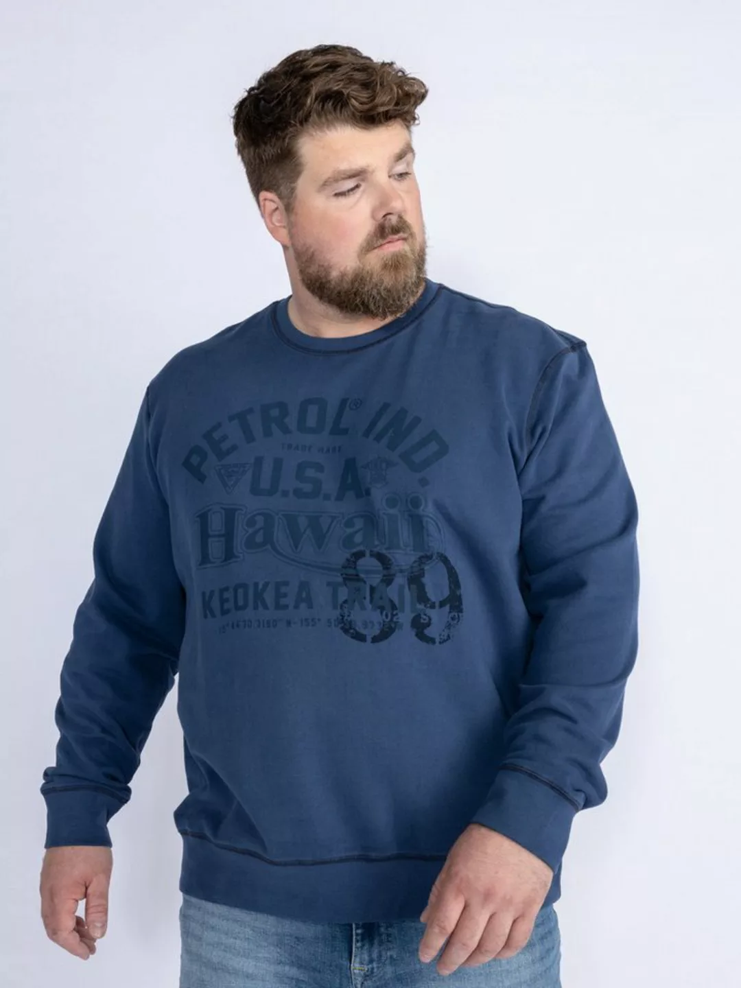 Petrol Industries Sweatshirt Men Sweater Round Neck günstig online kaufen