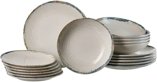 Ritzenhoff & Breker Tafelservice »Alfonso«, (Set, 18 tlg.), aus Steinzeug f günstig online kaufen